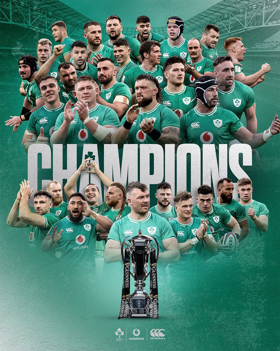 Back to back Six Nations Champions! 🏆 #TeamOfUs