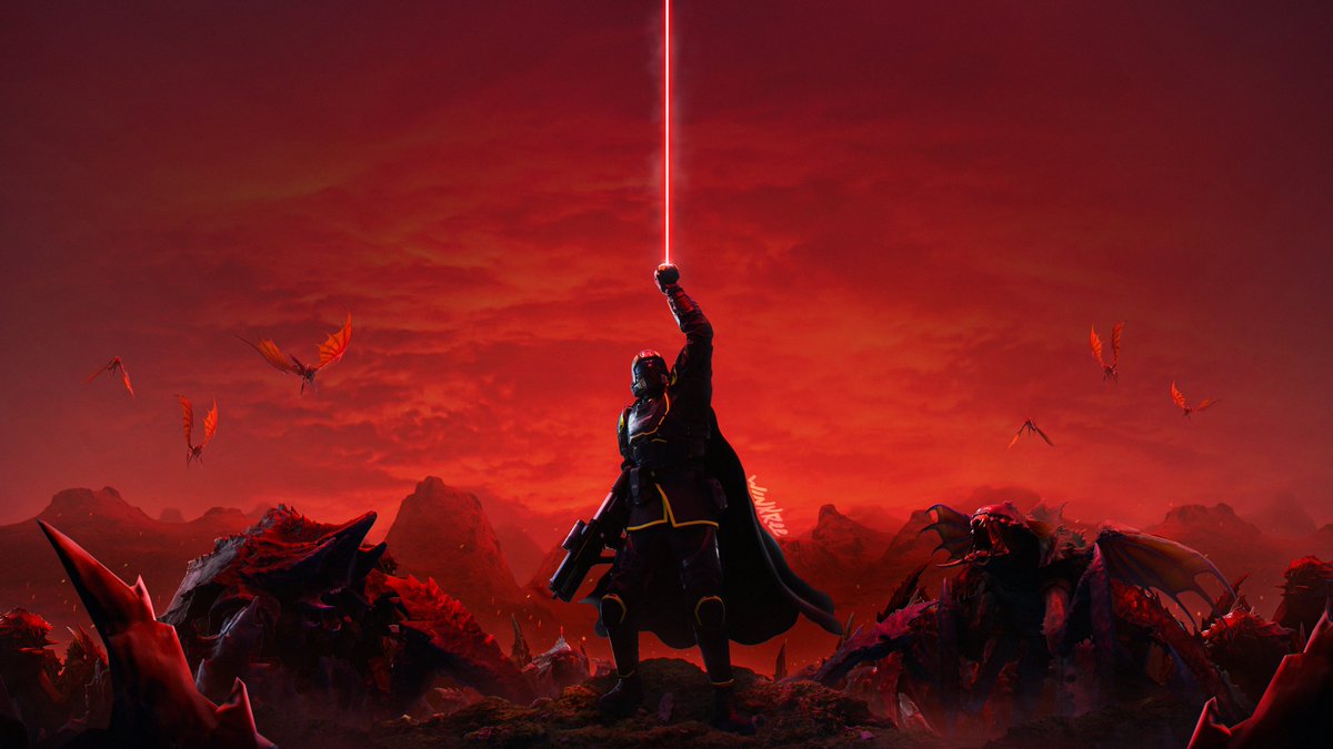 Liberty Requires Sacrifice. Now in desktop resolution and added detail, as  asked! Download link below #Helldivers2, image size:1200x675