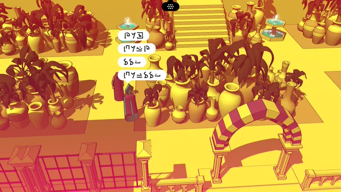 Chants of Sennaar、全文字解読してトゥルーエンドでクリアした。こういう架空言語解読系のゲームかなり好き。 