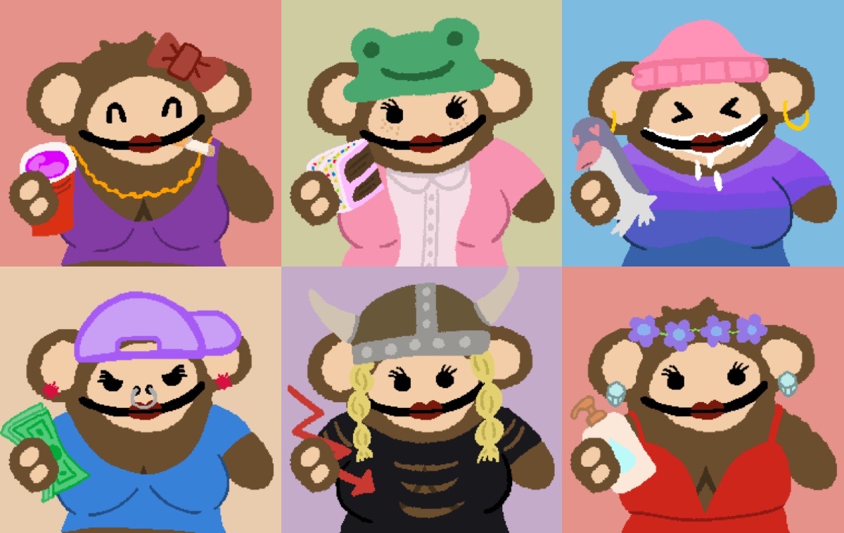 LE PUPPETTES
aka lady puppets aka puppets with booba

WEN: thurs 3/21
PRICE: .0002 btc (like $15)
WHERE: on <a href="/ordinalgenesis/">Ordinal Genesis</a> (by @konrad022)

btc puppet holders will get WL - a snapshot will be taken soon

if you want WL for your community, please DM me!

more info soon 😈