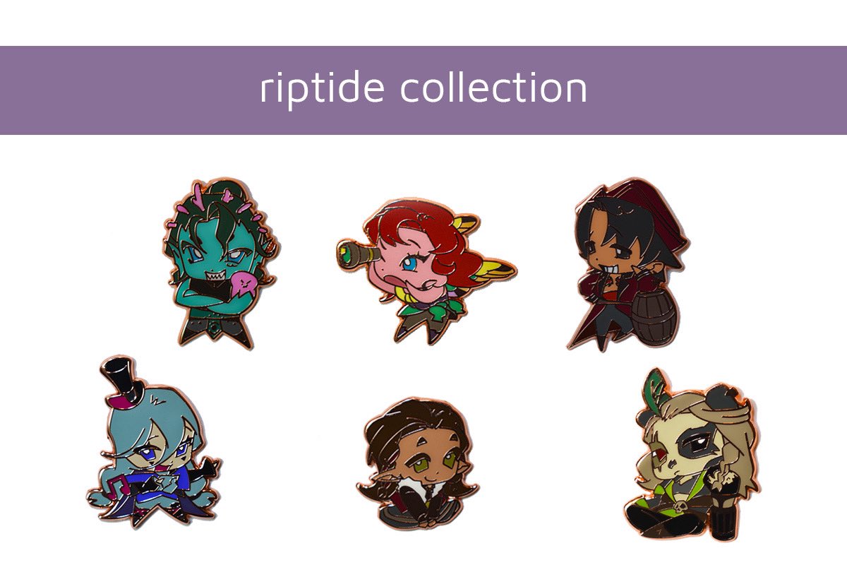 INTO THE RIPTIDE!! 🌊

jrwi riptide enamel pins out now

rollingpinsjrwi.store
