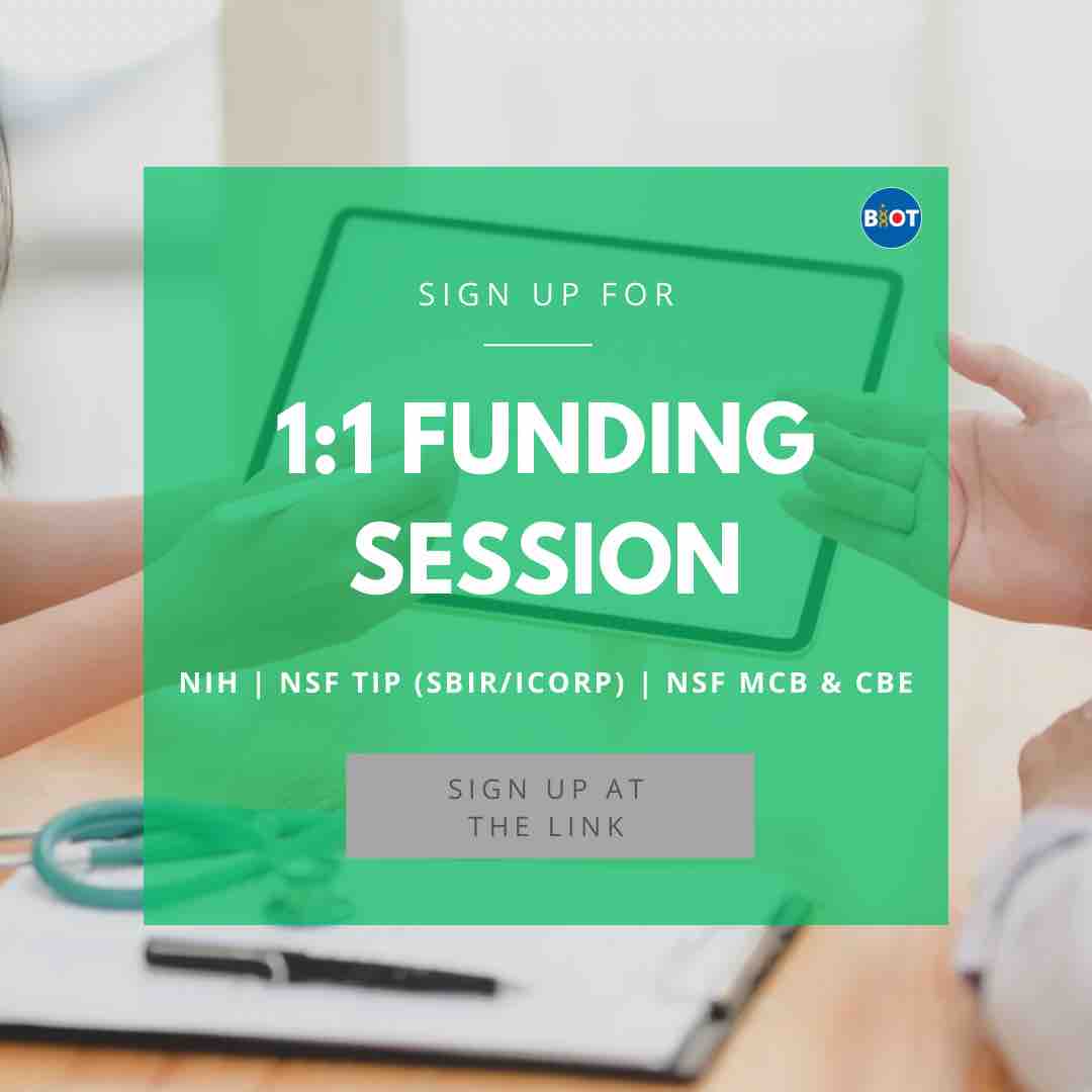 This year at ACS BIOT we are piloting a new lunch seminar series where attendees can learn about federal funding opportunities and participate in 1:1 time with program managers. Please fill in your request(s) for 1:1 time here: docs.google.com/forms/d/e/1FAI… First come, first serve.