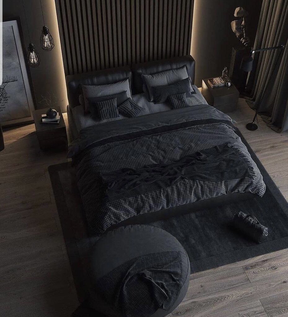 INTERIORPORN1's tweet photo. dark interior bedroom https://t.co/nwfOhlpqL6