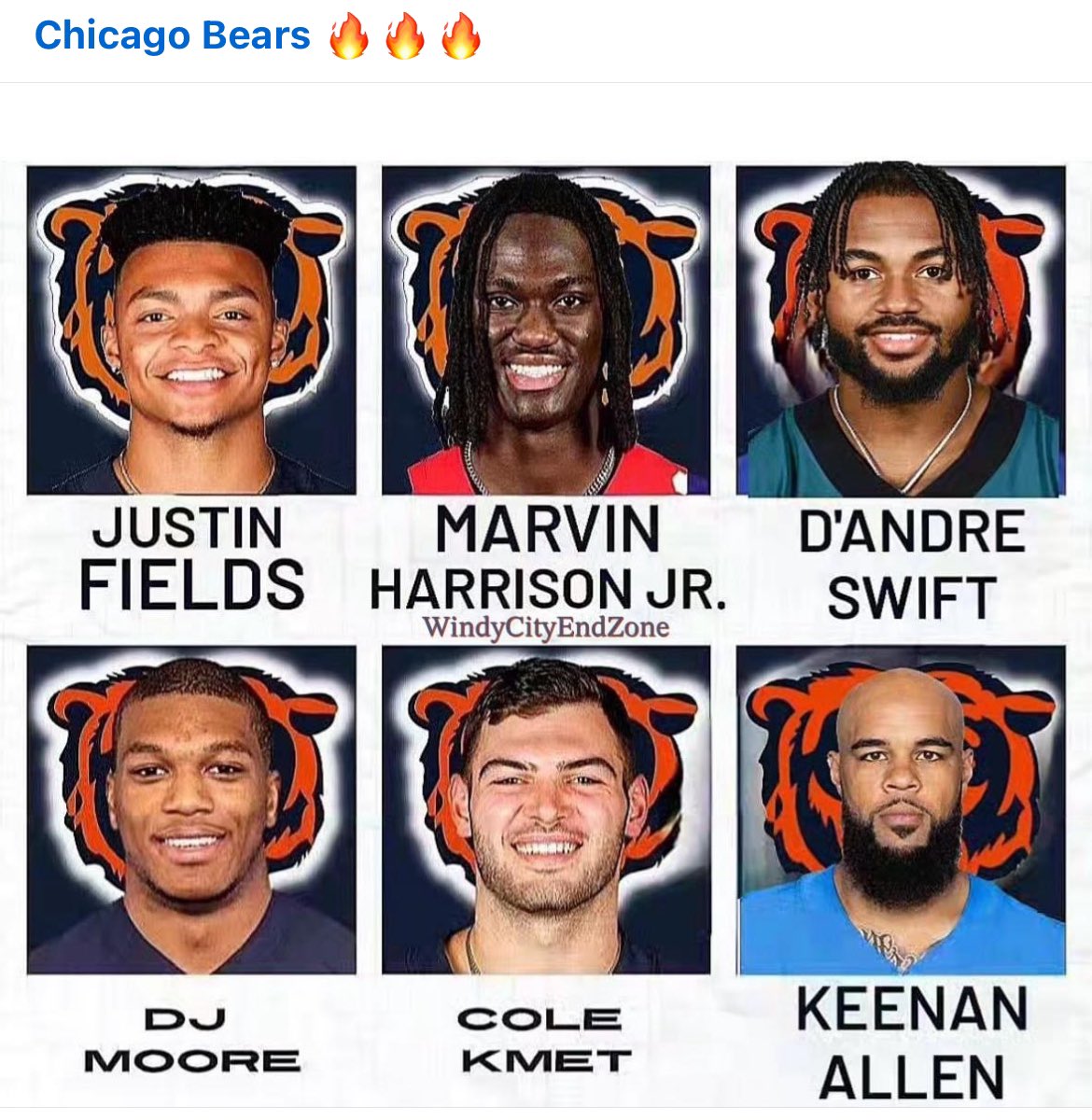 d24guidry's tweet photo. @FirstTake @GetUpESPN this is what the bears should do!!! Caleb W ain’t gonna be it!!! Fields just need weapons and a O-line!!! #firsttake #getupespn #letsstopactinglikecalebistheanswer #fieldshadbadcoaching https://t.co/ubiZ0xkT1R