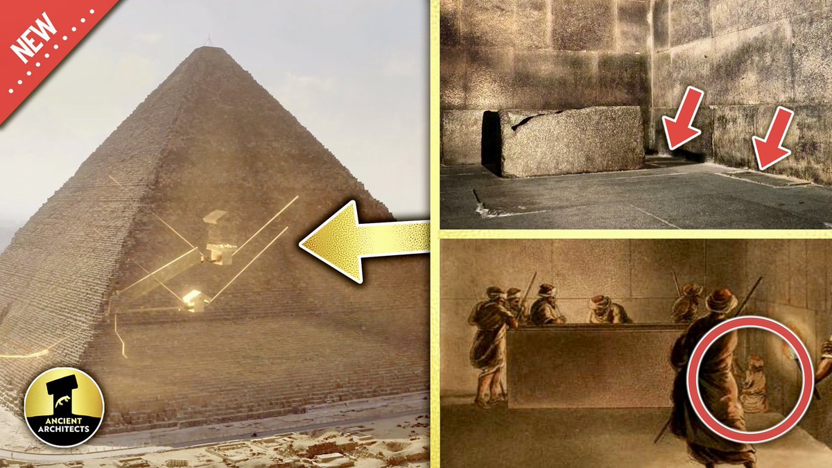 **NEW VIDEO** What's Below the Floor of the Great Pyramid King's Chamber? Watch now and please subscribe: youtu.be/S7v5XkYoeNQ