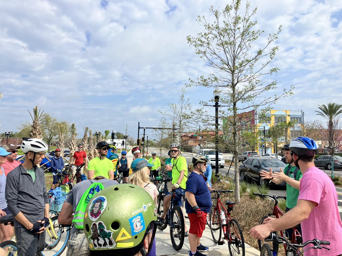 danoplan's tweet photo. What a great day biking the Emerald Trail in Jacksonville, FL today with so many great trail advocates! Exciting times for @CityofJax #trails #emeraldtrail https://t.co/wSg1Y6TTxq