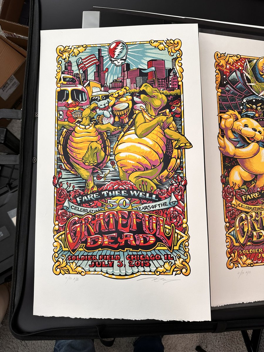 #gd50 #gratefuldead #deadandco #jerrygarcia #ajmasthay #chicago 

Friends need to clear their stash and are also donating 10% of sale back to charity. See listing for details 

ebay.com/itm/1456707581…