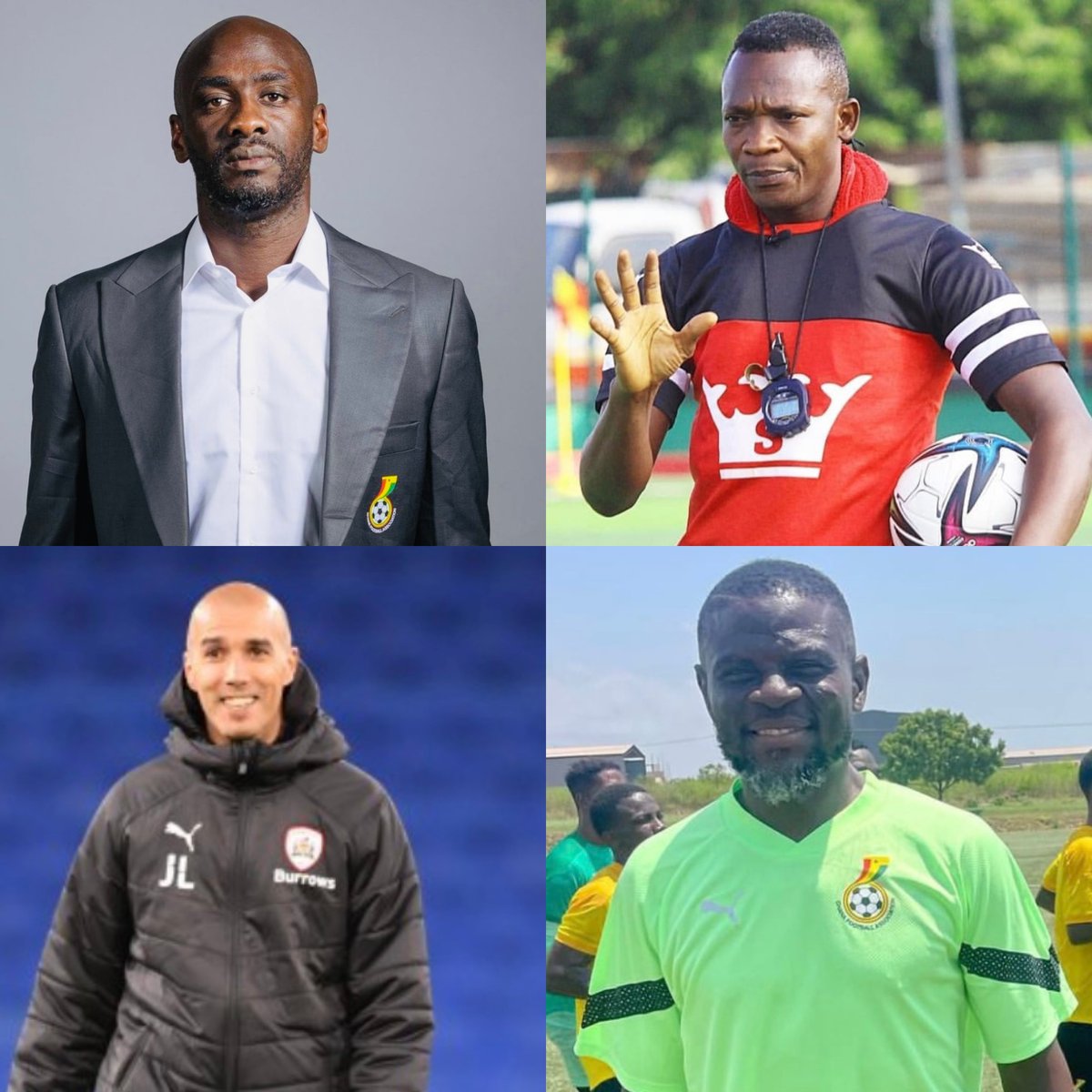 Our New Technical Team 🙌🏾

• Head Coach - Otto Addo

• Assistant Coaches - Joseph Laumann, John Paintsil, Fatau Dauda.

#BlackStars