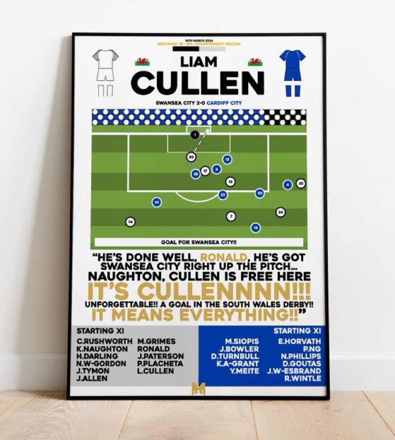 onlyswanss's tweet photo. 🚨 COMPETITION GIVEAWAY 🚨

We’ve teamed up with @MezzalaDesigns to giveaway to win 2X Framed Prints of Liam Cullen & Jamal Lowe v Cardiff⚪️🦢

To enter, all you need to do is: 
🔄 Retweet this post
🤝 Follow @onlyswanss & @MezzalaDesigns

Winner to be announced 20th March⏰

#Swans