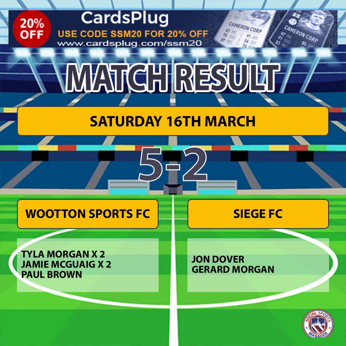 Wootton Sports F.C tweet media