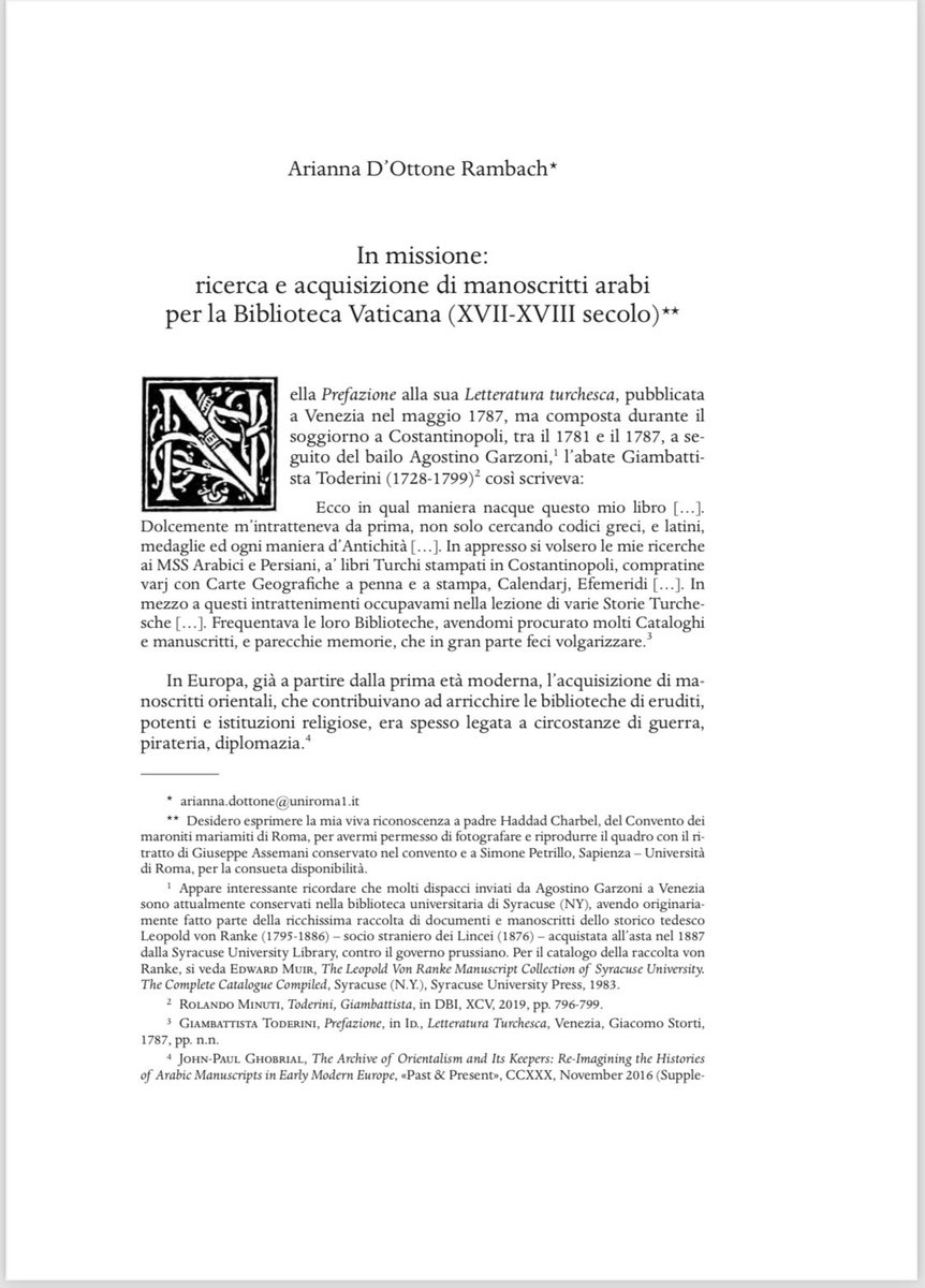 Just published in the volume of proceedings of the international congress: “Diplomatici e libri in età moderna. Tra vecchi e nuovi mondi” (Sapienza, 20-21 September 2021)