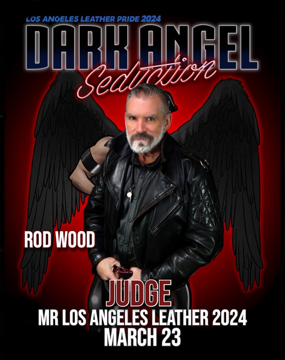 Welcome our Judges to Mr Los Angeles Leather 2024
Rod Wood | #Leather
Get your Mr. LA Leather Pride Event #Tickets 🎟️ LALeatherPride.com