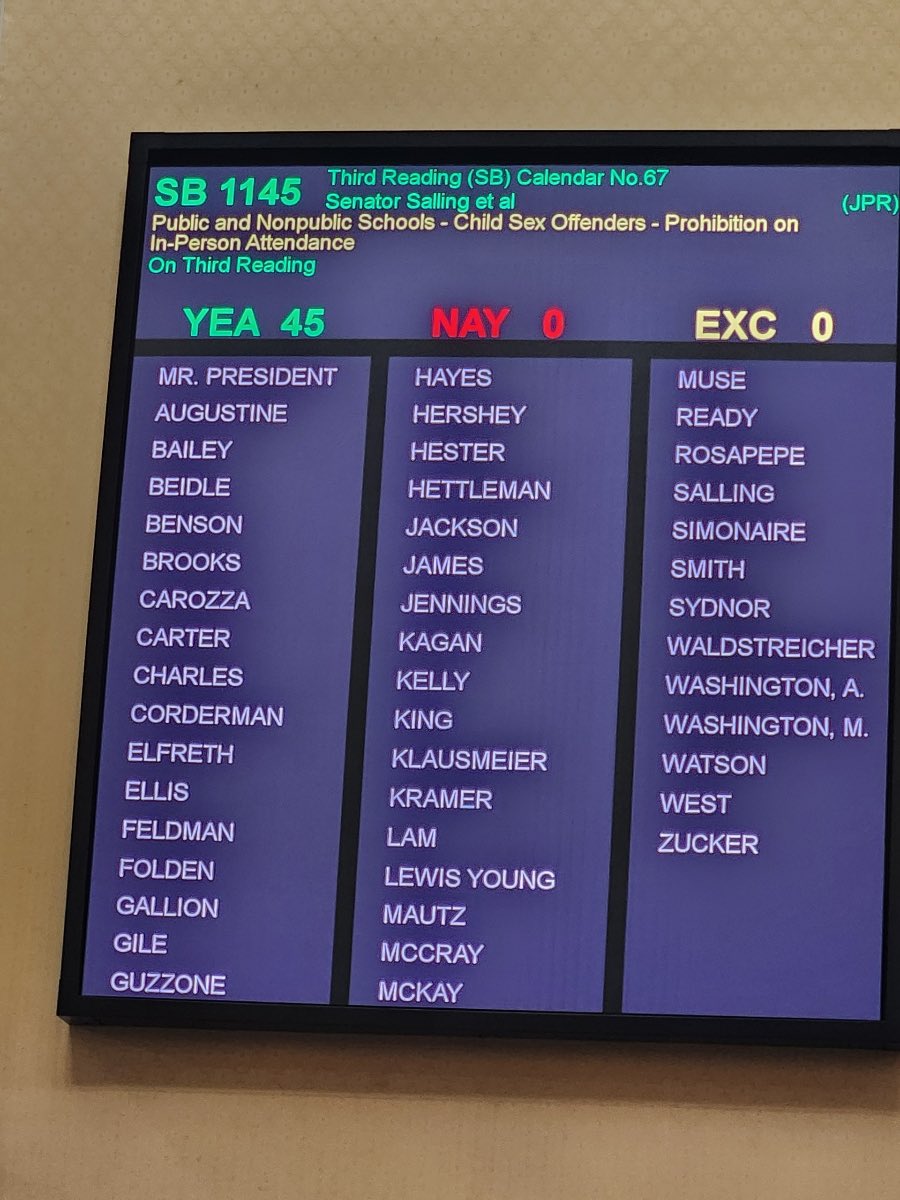chrispapst's tweet photo. RESULTS: Legislation drafted after a #ProjectBaltimore report found a 15-year-old rapist was attending a Maryland public school has passed the Maryland Senate. The bill bars juvenile sex offenders from attending school in person. It now goes to the House. @FOXBaltimore @Project_Bmore