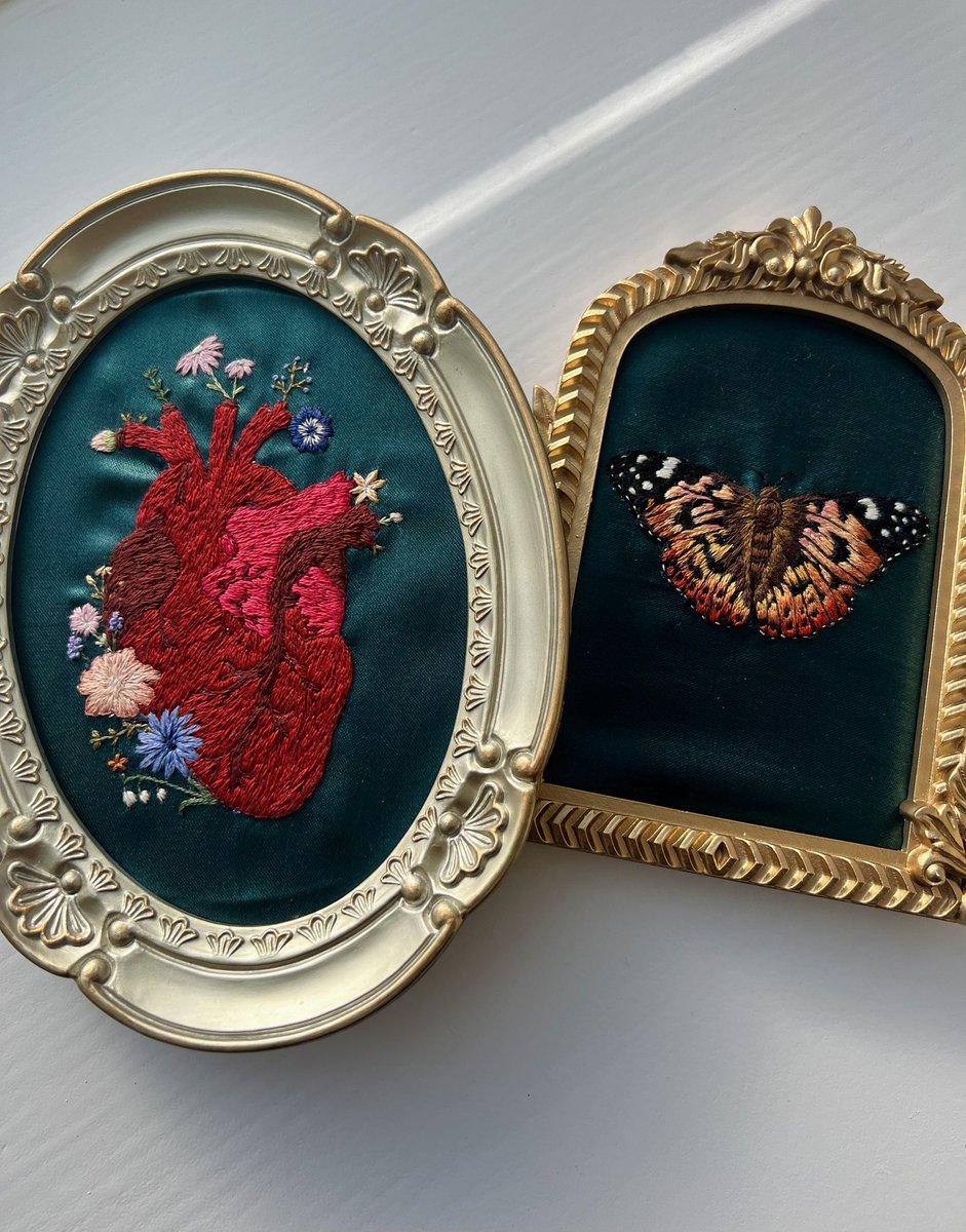 Manifesting homes for these embroidery pieces🌞