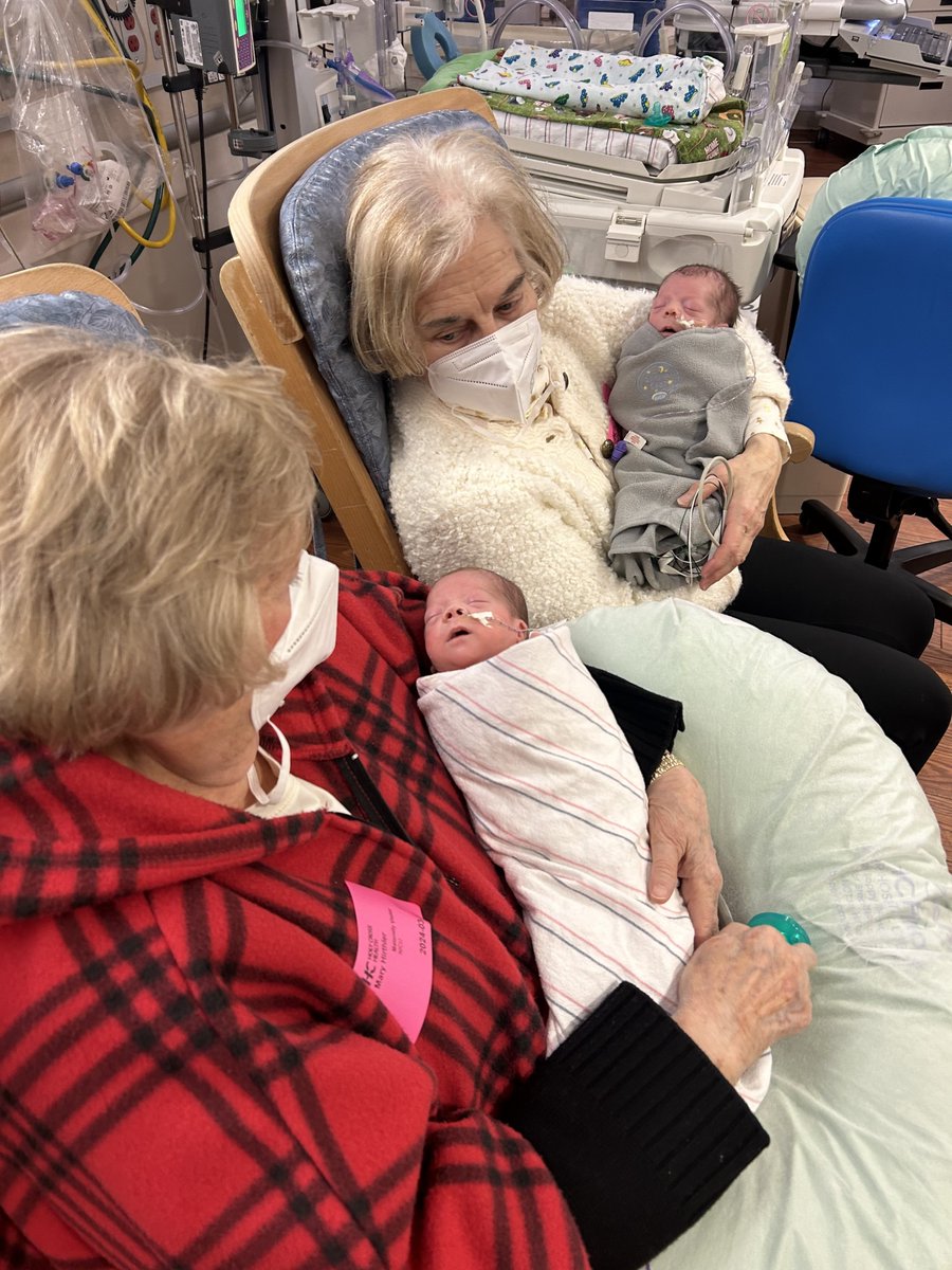 JohnMutarelli's tweet photo. Gigi and Mom Mom were delighted to see the twins, Carter James and Kendall Rose, and their big brother Blake!!! It's hard to believe it's already been over 9-weeks in the NICU. Thank you to all of the amazing nurses and doctors at Holy Cross!
#Twins #NICU #HolyCross #Nurses... https://t.co/k8vq5IHHiN
