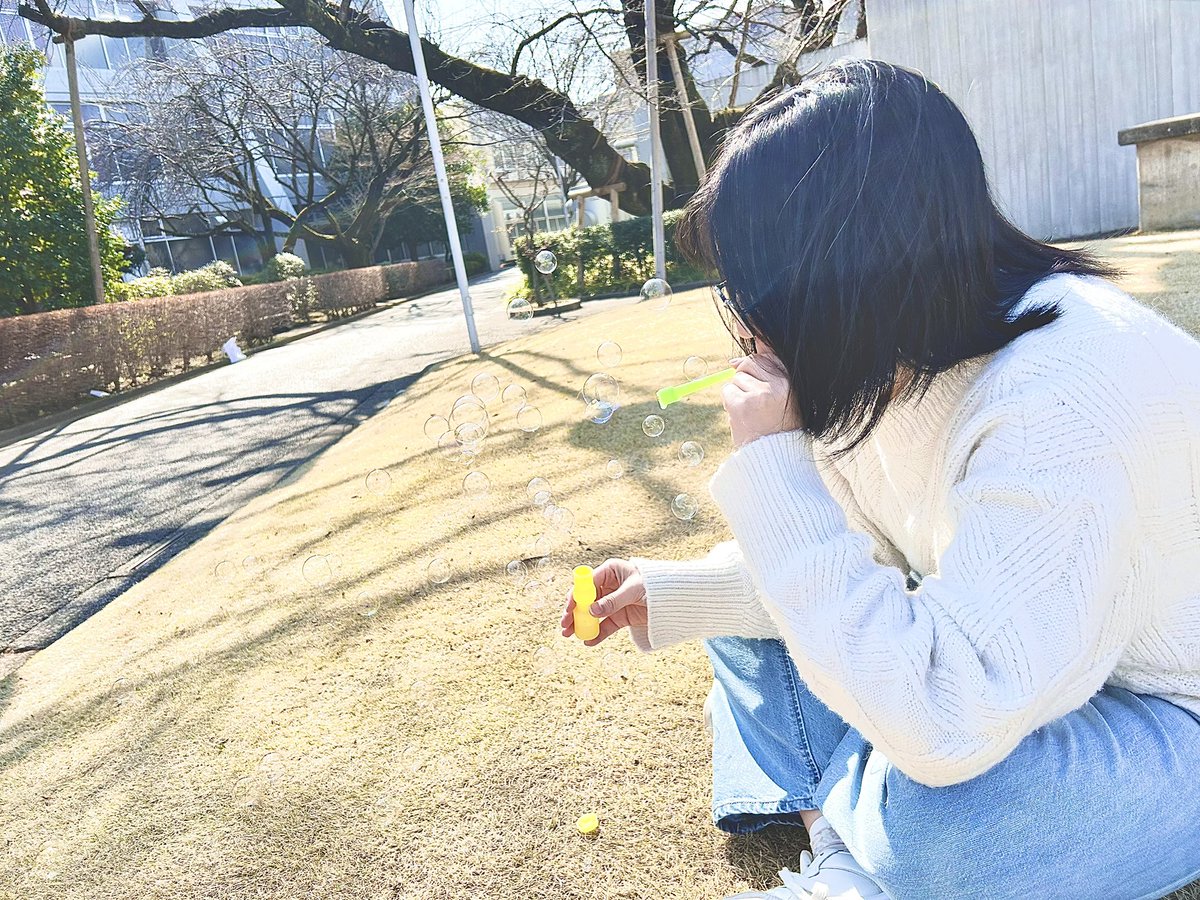T00n_to's tweet photo. この前シャボン玉してた https://t.co/j87XuERnnT