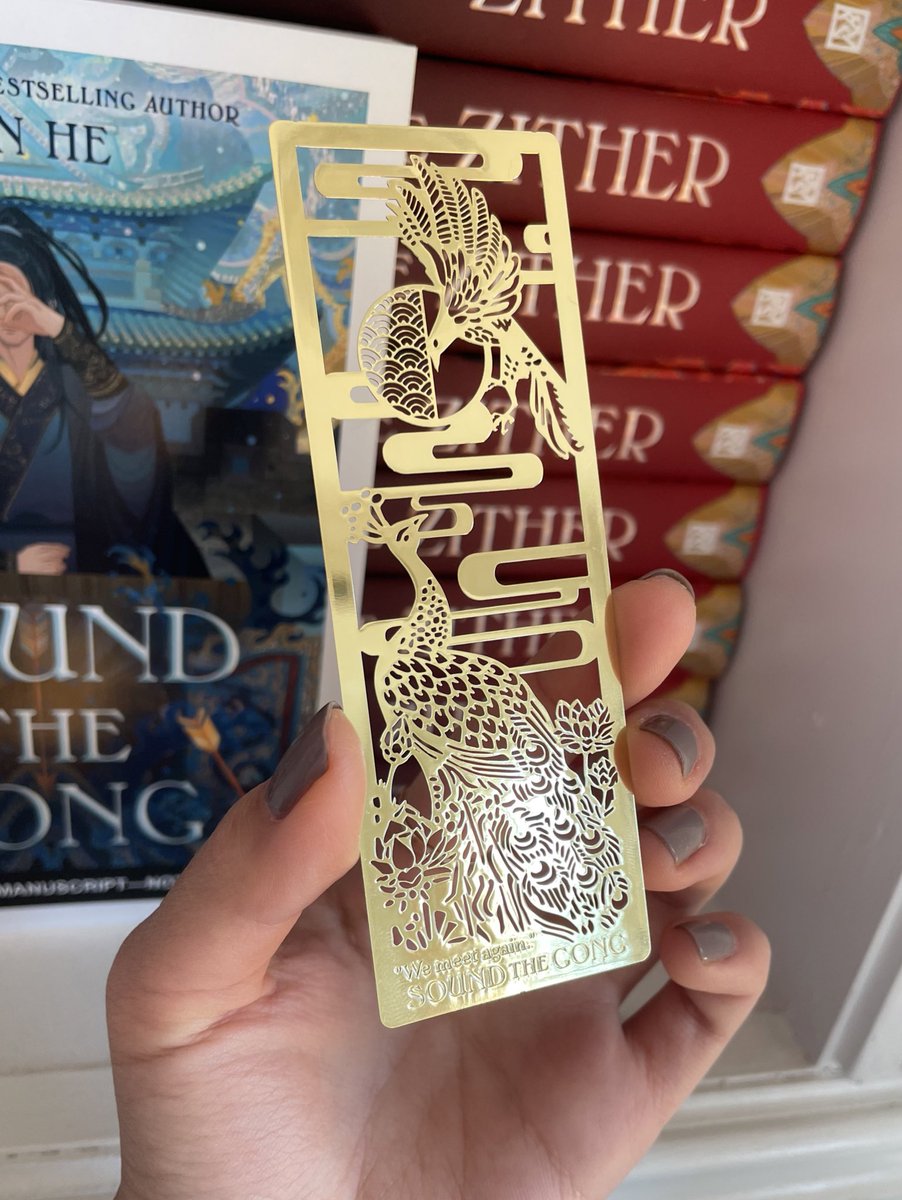 Have you preordered SOUND THE GONG yet and submitted your receipt to get this gold bookmark that I drew and designed? If not, there’s still time! bit.ly/receiptsSTG