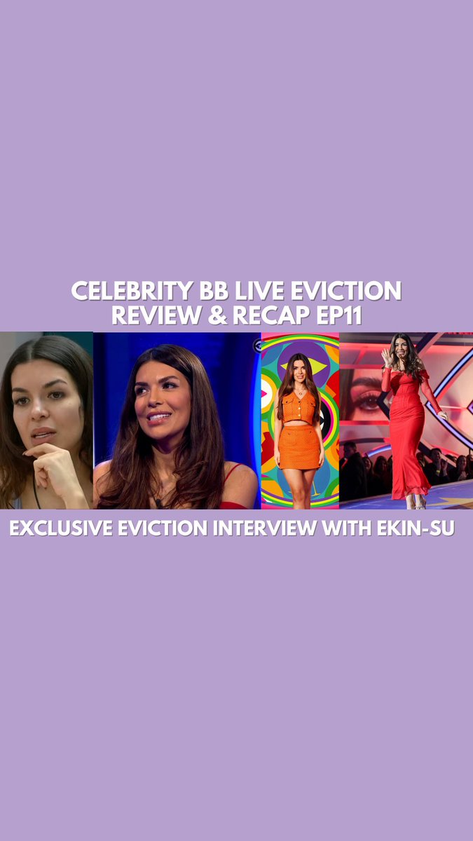 imastarsab's tweet photo. Breaking down the juiciest moments of Celebrity Big Brother 2024 Evictio... https://t.co/565wggKpQw via @YouTube
#celebritybigbrother #bigbrother #ekin-su #evictions https://t.co/JnbNMhytsF