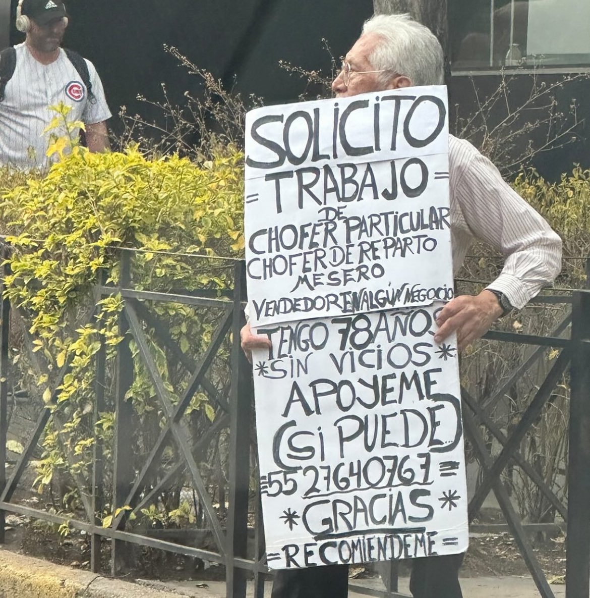 soytanraven's tweet photo. Esto es el triunfo del Estado mínimo lleno de libertades 
78 años y busca trabajo. https://t.co/uOMzkfemUU
