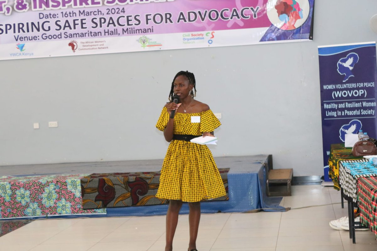 Happy to share that today I was honored with the Inspire Award 2024 as an Inspiring Young Woman in Kisumu during the Meet, Greet, and Inspire Summit! courtesy of @WOVOP_org @FemnetProg This recognition is truly a privilege beyond words. #InspiringSafeSpacesforAdvocacy