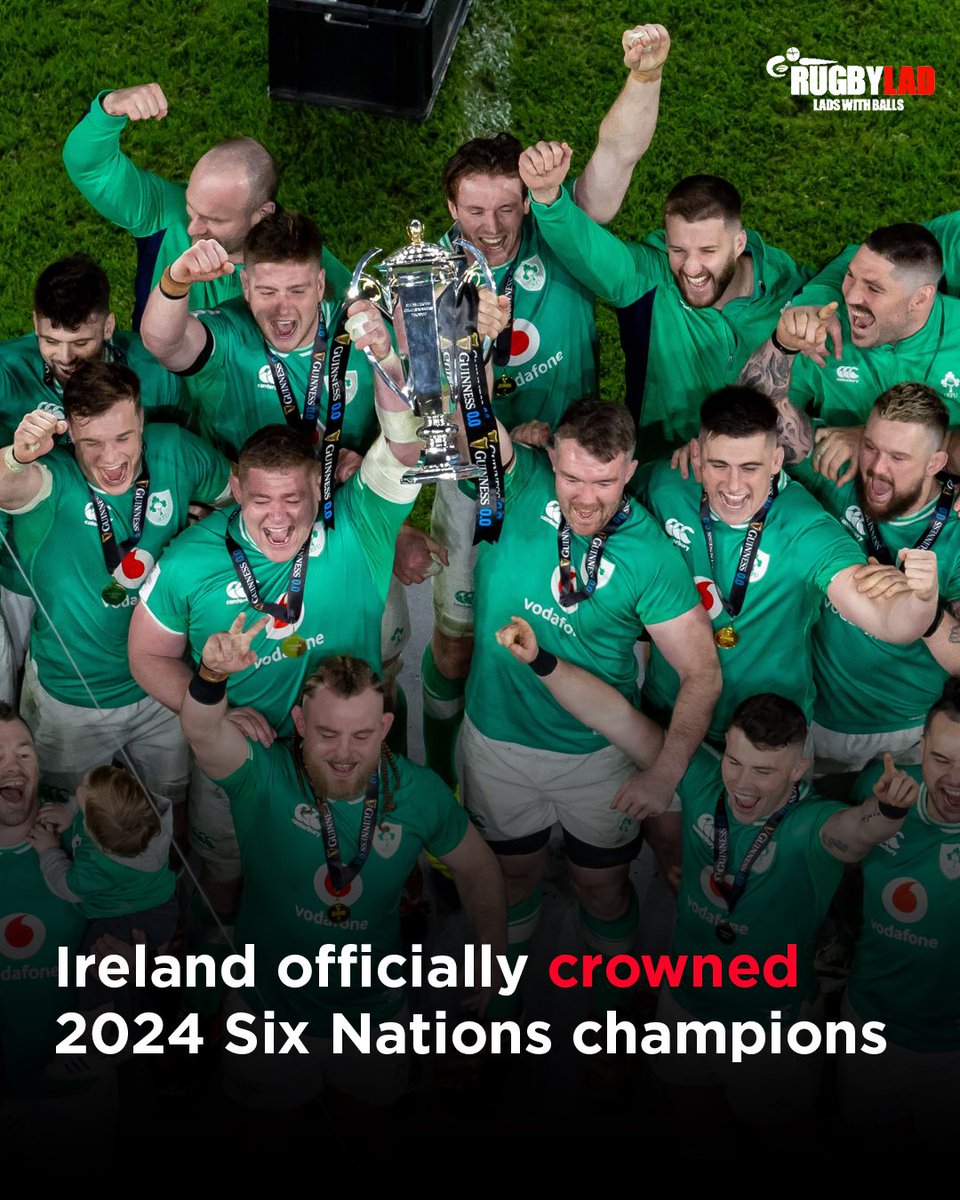 ☘️ SIX NATIONS CHAMPIONS ☘️ #GuinnessM6N | #IREvSCO