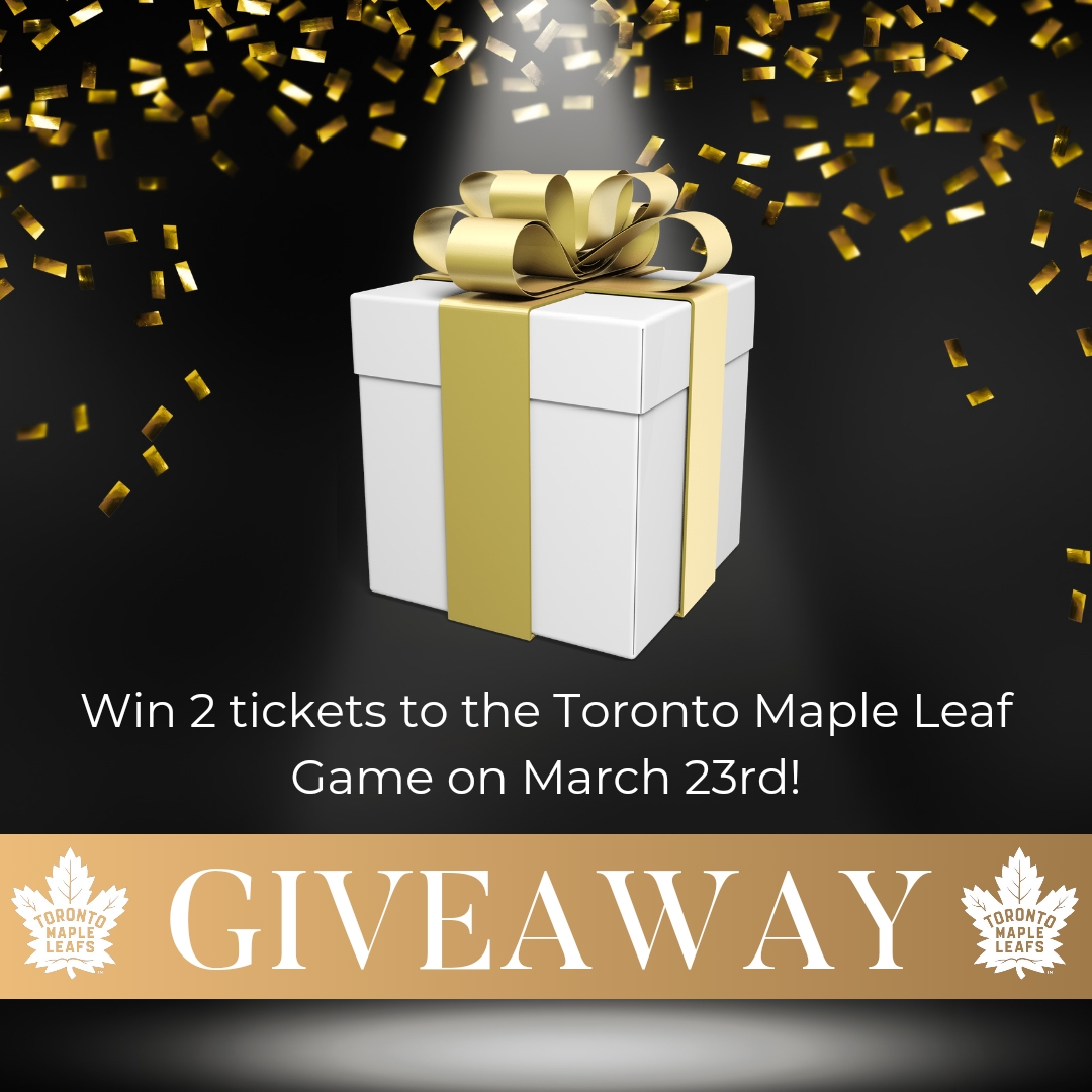 Have you had a great experience with Carl's Catering? Leave us a Google review to be entered in a draw to win 2 tickets to the Toronto Maple Leafs Game on March 23rd!

The winner will be announced on March 22nd!