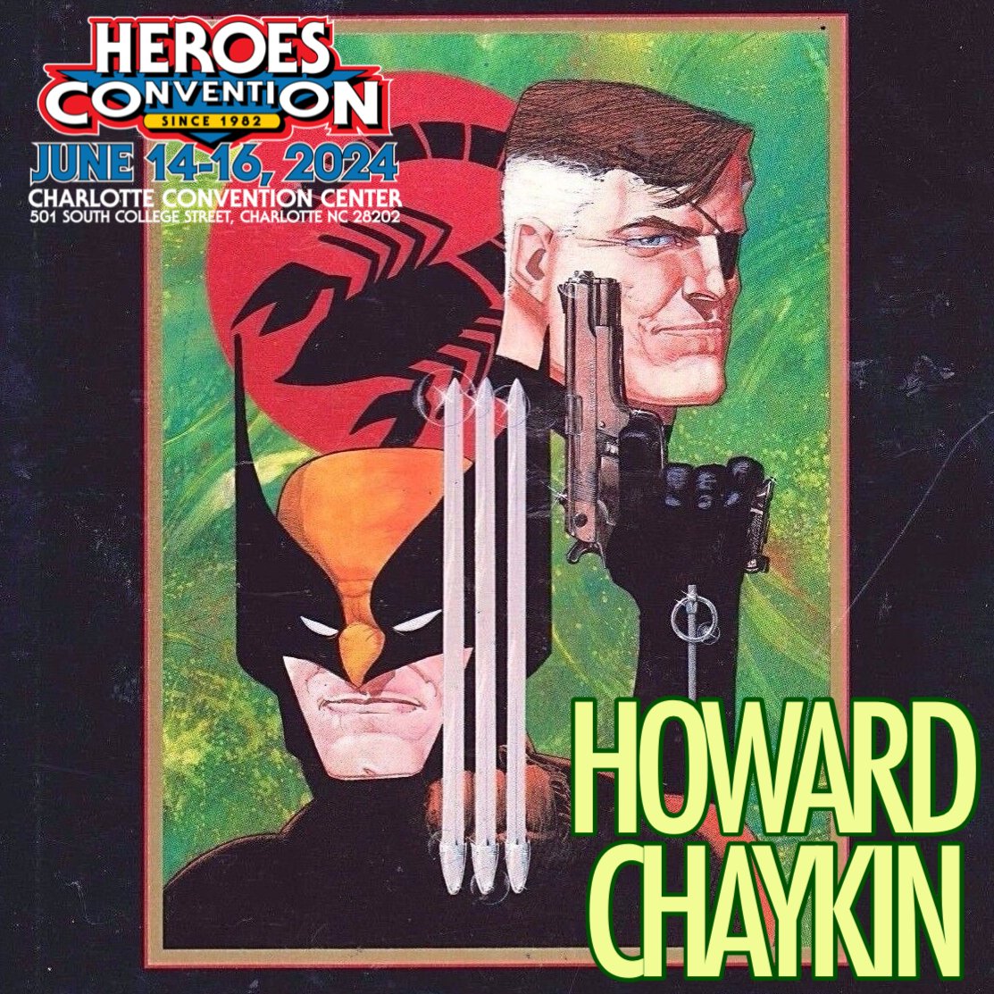 heroesonline's tweet photo. HeroesCon welcomes HOWARD CHAYKIN, the creator of Cody Starbuck and American Flagg! Along with Star Wars, TV's Flash & his Image book Hey Kids! Comics!
#howardchaykin #americanflagg #heroescon
Tickets: https://t.co/Lk882hEd1l…Guest List: https://t.co/1IDLBXSBlj https://t.co/BoaacDdXXl