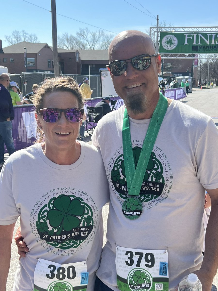 dryknoll's tweet photo. Finished our 2nd 10K of the year, both of us had PR, I did mine last night 50 minutes and finished 2nd in my age. https://t.co/QBAAorO127