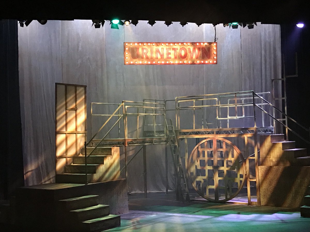 StephMurphy4's tweet photo. ‘Urinetown - the Musical’  had never heard of it - brilliant cast, performance and set - parody, satire whatever, thought it was bonkers and loved it!⁦@BirmCons⁩ ⁦@crescenttheatre⁩ #birmingham https://t.co/Q84dxcTzHt