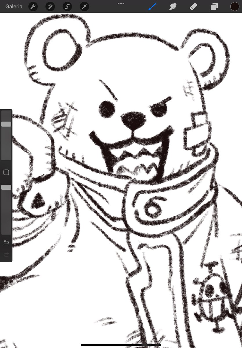 mimscosara's tweet image. Wip #bepo #onepiece