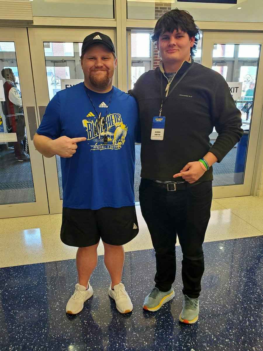 Had a first class junior day visit at @Delaware_FB today. Thank you @CoachRogers57 @CoachHawk_k9 @ryancarty10 and the entire Delaware Football staff for your hospitality. I look forward to the next time I am in Newark! @BigBreen51 @QB_Factory