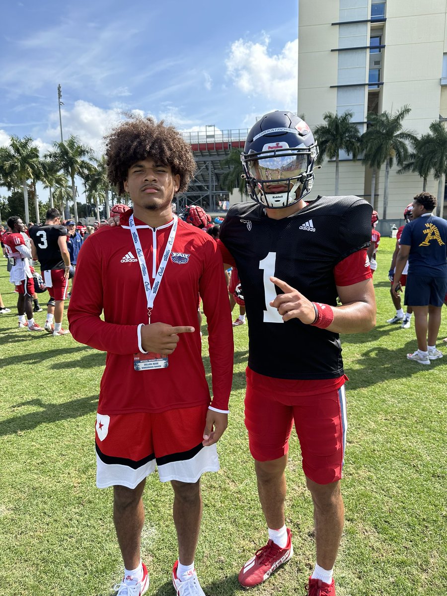 One to watch this year @FAUFootball —-> #1 @camfancher1. 💪🏽🏈