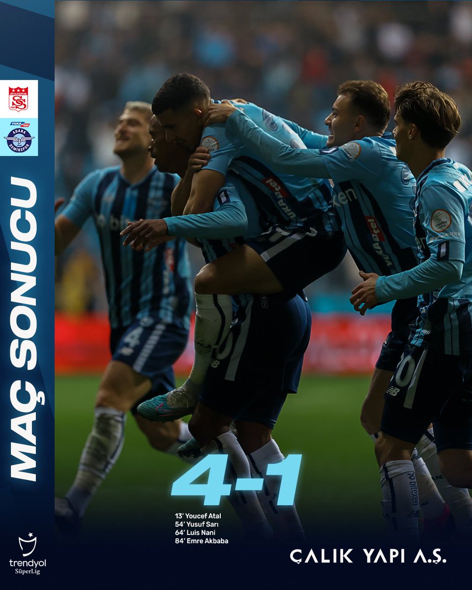 MaviYolTayfa's tweet photo. ⏹️ Maç sonucu.

#ADSvSVS || @superlig https://t.co/KY6QEExEg4
