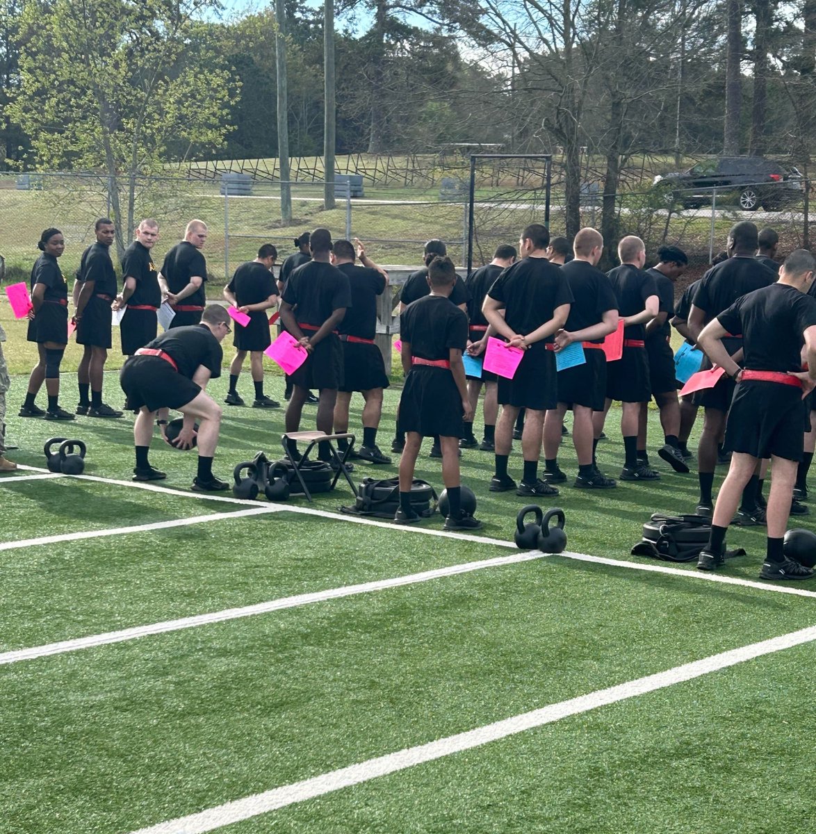 B co Conducts ACFT 1! Keep pushing Black Knights!! <a href="/193rd_IN_BDE/">193rd IN BDE</a> <a href="/fortjackson/">Fort Jackson</a> #WeMakeAmericanSoldiers #BeAllYouCanBe