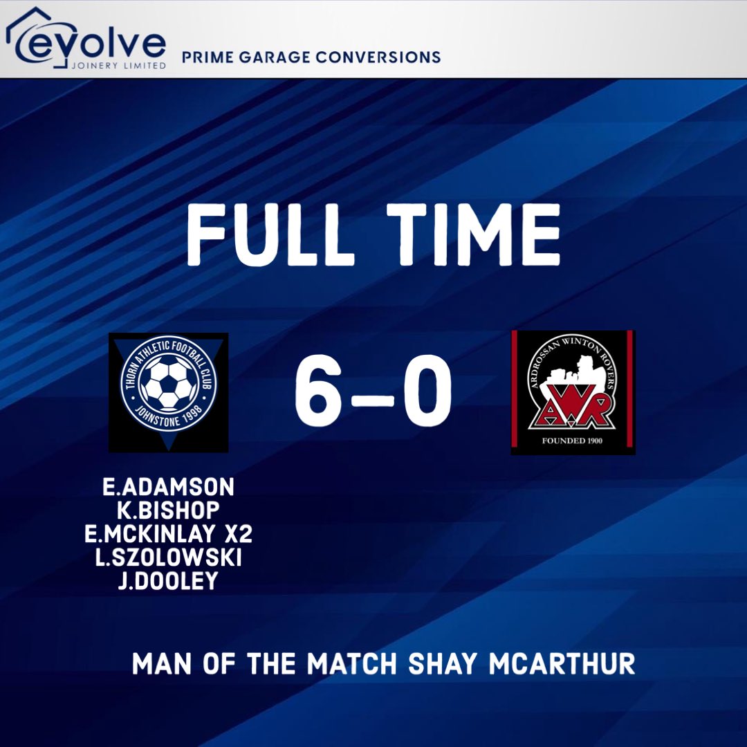 Great team display today with everyone on their game, hard working and great energy to see us take our place in the Quarter Finals of the league cup💙

Best of luck to Ardrossan for the rest of their season🤝