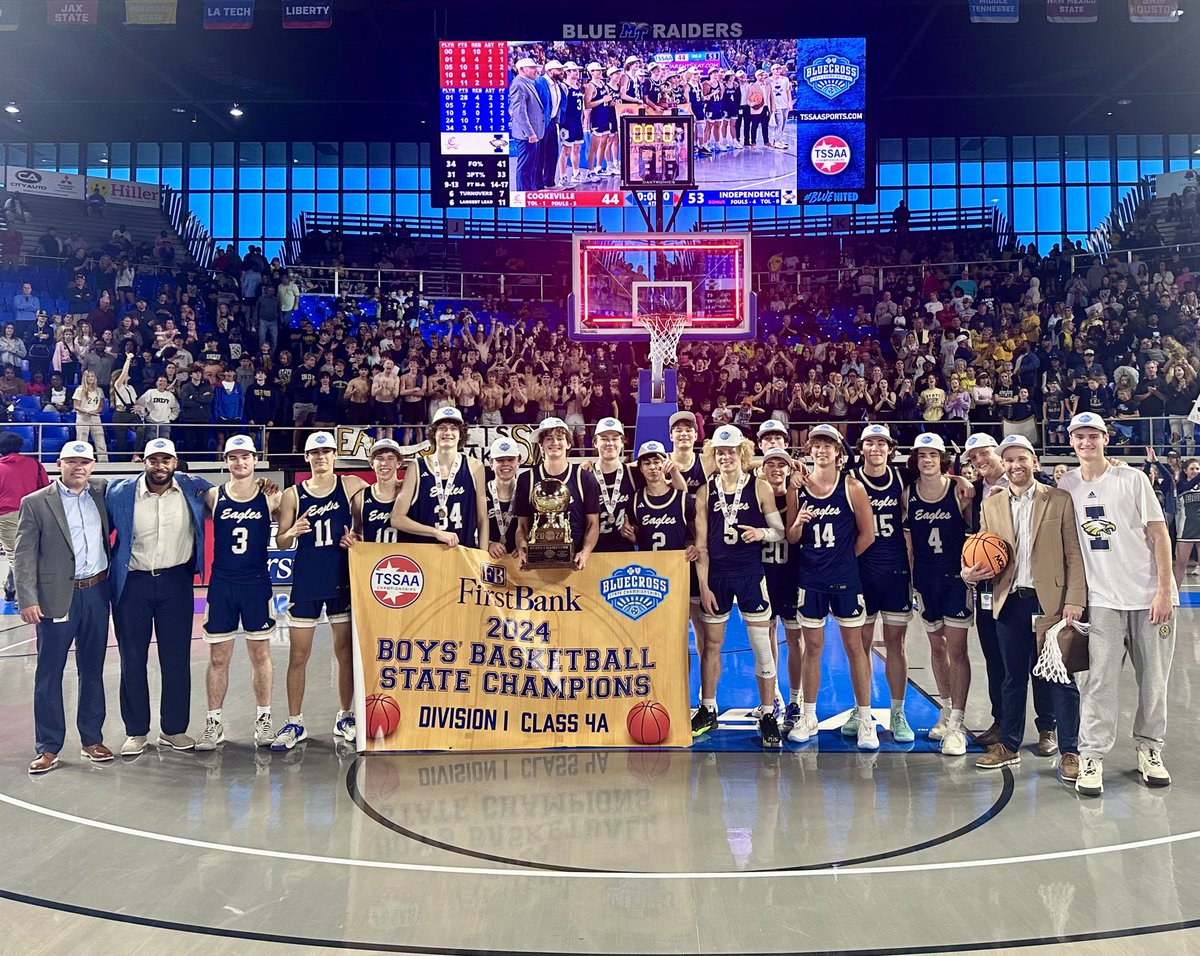 The 2023-24 4A State Champions! 
#ALLINdy 🦅