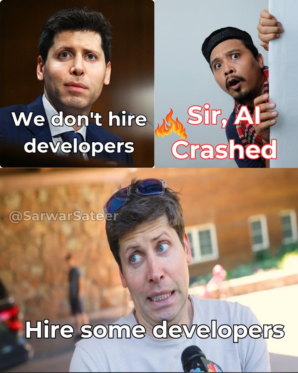 CodingUpgrade's tweet photo. @elonmusk You stole Sam from our meme! https://t.co/ba6WlrEzU4