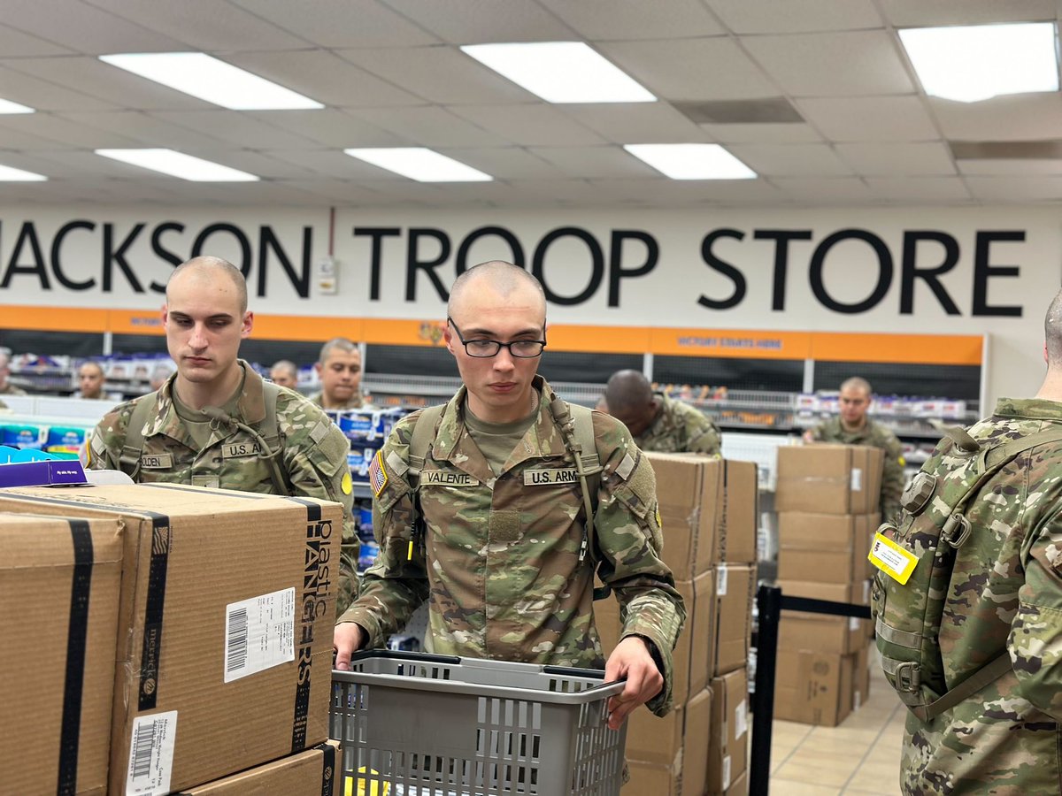 C Co hits the Troop store  to resupply and gets mighty fine hair cuts! BCT is getting ready to kick off into over 
Drive! <a href="/193rd_IN_BDE/">193rd IN BDE</a> <a href="/fortjackson/">Fort Jackson</a> #WeMakeAmericanSoldiers