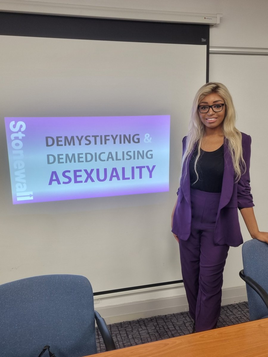 Asexuality is not an illness. It's a sexual orientation that needs to be protected. It was an honour to join @stonewalluk to speak at the LGBT Health Conference about this and our research to such a positive reception from healthcare leaders! This is progress. 💜 #LGBTHealth2024