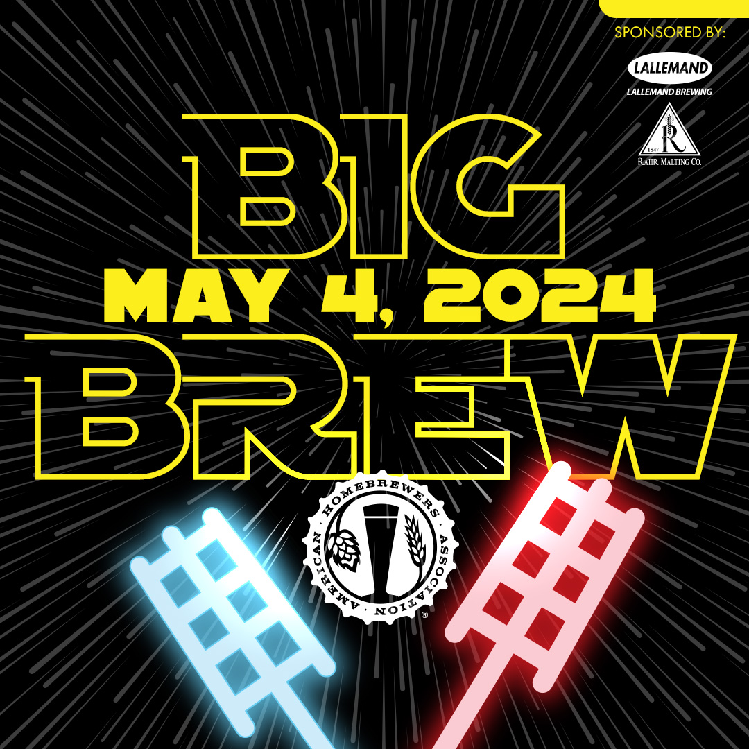 MEGABREWCLUB's tweet photo. Come celebrate Big Brew Day on May 4, 2024!
Big Brew Day is an opportunity to fire up the kettle and raise a glass to the greatest hobby there is— homebrewing.
MEGA members &amp; 3rd Horse staff will be doing demonstrations &amp; questions you may have. https://t.co/K5Ssb5dSHT