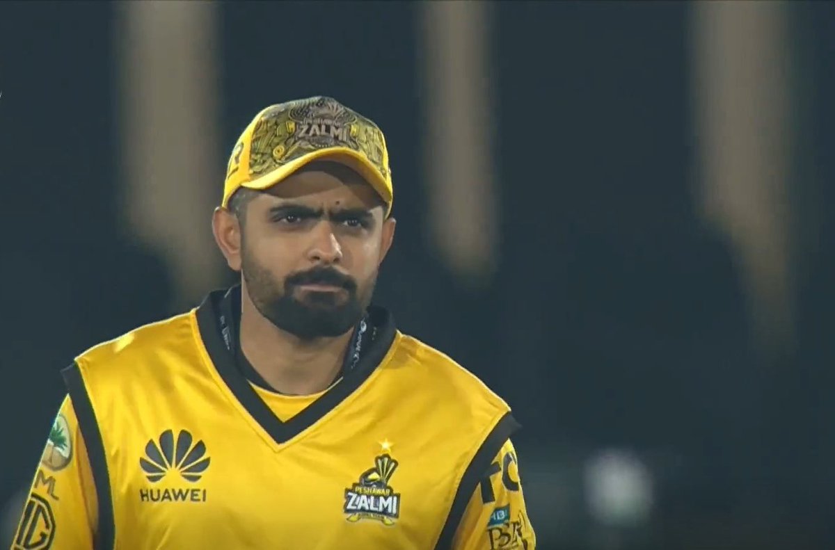 Our man king Babar Azam is broken again 💔😭
#HBLPSL #BabarAzam