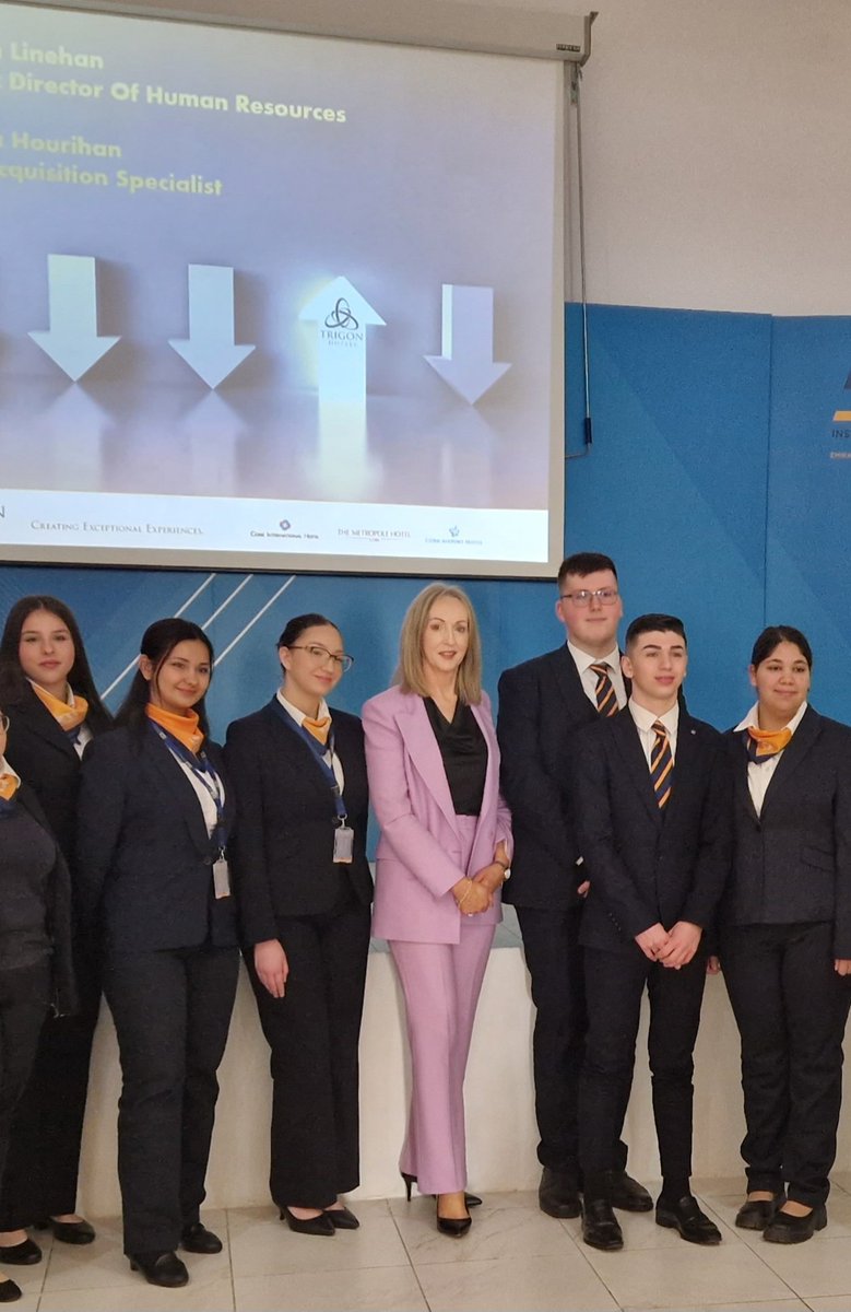 kathleensmythl's tweet photo. Thank you @MaltaITS for another year visiting your college and students on behalf of @TrigonHotels #WeValueExceptional https://t.co/e43VF32WOd