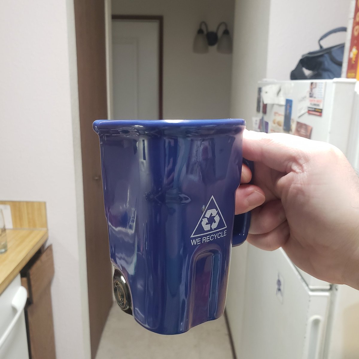 My trash panda coffee cup