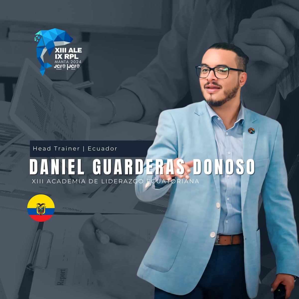 Daniel Guarderas | Head Trainer JCI Ecuador 

Vive nuestra Academia, te esperamos en Manta, del 22 al 24 de marzo.

#JCI #JCIECUADOR #JCIMANTA #MarquemosLaDiferencia