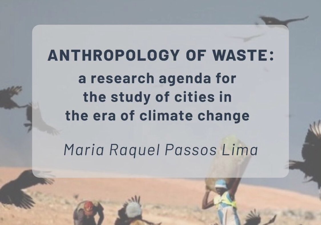 A decade of work on waste studies condensed into one text! I hope those interested can read it and enjoy it!

Link: tinyurl.com/p3wx47zh

#wastestudies #discardstudies #toxic #infrastructures #waste #urbanstudies #climatechange #residualanthropology