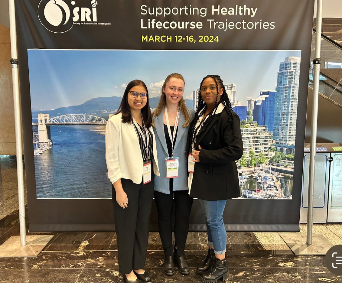 AvonaeGentles's tweet photo. Grateful for the enlightening presentations and scintillating conversation at the 71st annual SRI conference! 💫 So much inspiration and camaraderie among fellow researchers!@AmandaSNitschke @JalisaLKarim #SRIConference #ReproductiveResearch
@SRIWomensHealth https://t.co/k7QMxrDDvq