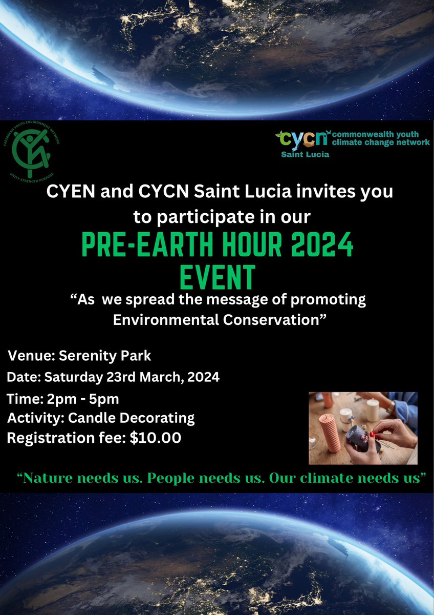 cyenslu's tweet photo. Join us as we bring environmental awareness together with the rest of the world celebrating Earth Hour 2024 https://t.co/CmOBdaHcNz