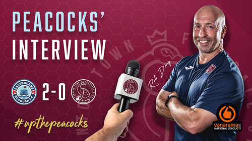 TauntonTownFC's tweet photo. 💬 "We can’t be mediocre; it’s got to matter more”.

Head of Football, Rob Dray, spoke to the club’s media after this afternoon’s clash with @ebfc_official 

▶️https://t.co/CKCj5liQQE

#UpThePeacocks 🦚 https://t.co/lM9QtLvvzJ