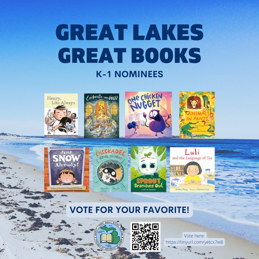 Congratulations to our K-1 nominees for 2024-25! @michiganreading Nominees: @JennBailey #MikaSong @lindabaileyink @FreyaHartas @tadghbentley @suzylevinson @TheBraveUnion #HowardMcWilliam @monica_silvie #ElinaEllis #JessikavonInnerebner @AndreaYWang @HyewonYum