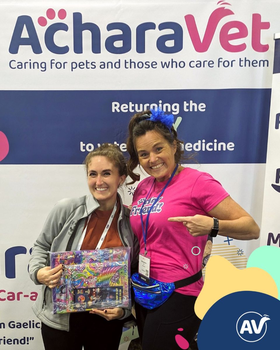 AcharaVet's tweet image. Congrats to Amanda! Winner of a Lisa Frank prize pack! We&apos;ve got one more prize pack AND a roomba to give away! Come see us at Booth 128 to enter!!

#AcharaVet #fetchdvm360 #heyfriend